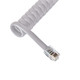 Cablesys Brand Coiled Telephone Handset Cord with RJ22 4P4C Plugs for Use with PBX Phone Systems, VoIP Telephones - 6ft, 1.5in / 1.5in, White, Single GCHA444006-FWH Cablesys Brand Coiled Telephone Handset Cord with RJ22 4P4C Plugs for Use with PBX Phone Systems, VoIP Telephones - 6ft, 1.5in / 1.5in, White, Single GCHA444006-FWH